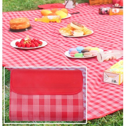 THẢM DÃ NGOẠI, DU LỊCH, PICNIC CAO CẤP - Chống thấm nước, họa tiết caro, gấp gọn tiện lợi - 2 kích thước dễ lựa chọn !