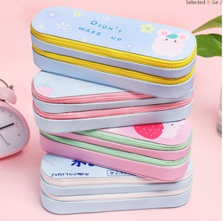 Bóp viết da 2 tầng kute