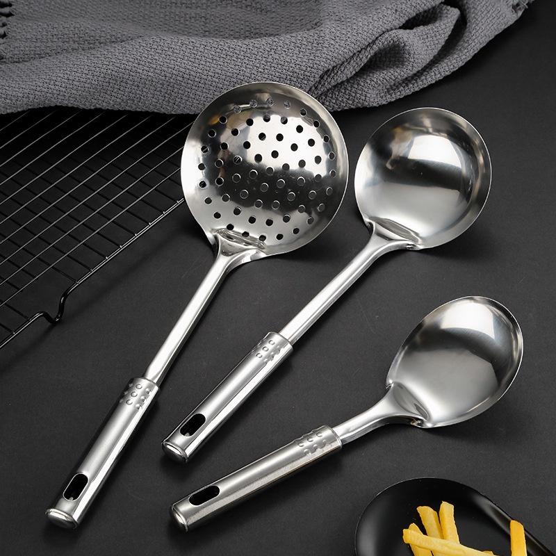 Bộ Dụng Cụ Nấu Ăn Bằng Thép Không Gỉ Cao Cấp