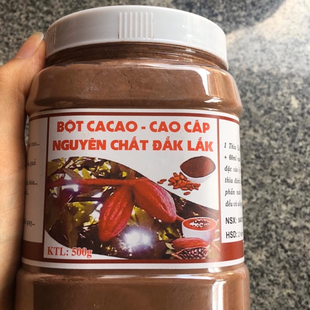 Bột cacao - cao cấp nguyên chất Đăk Lăk