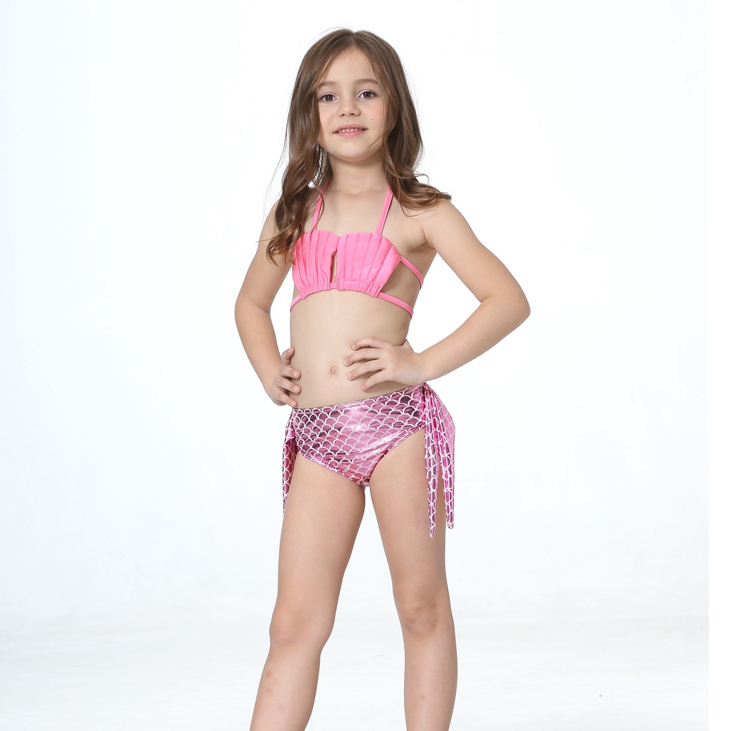 Đồ bơi cho bé gái set nàng tiên cá cao cấp CHƯA kèm chân vịt bơi ANDAKIDS AD89