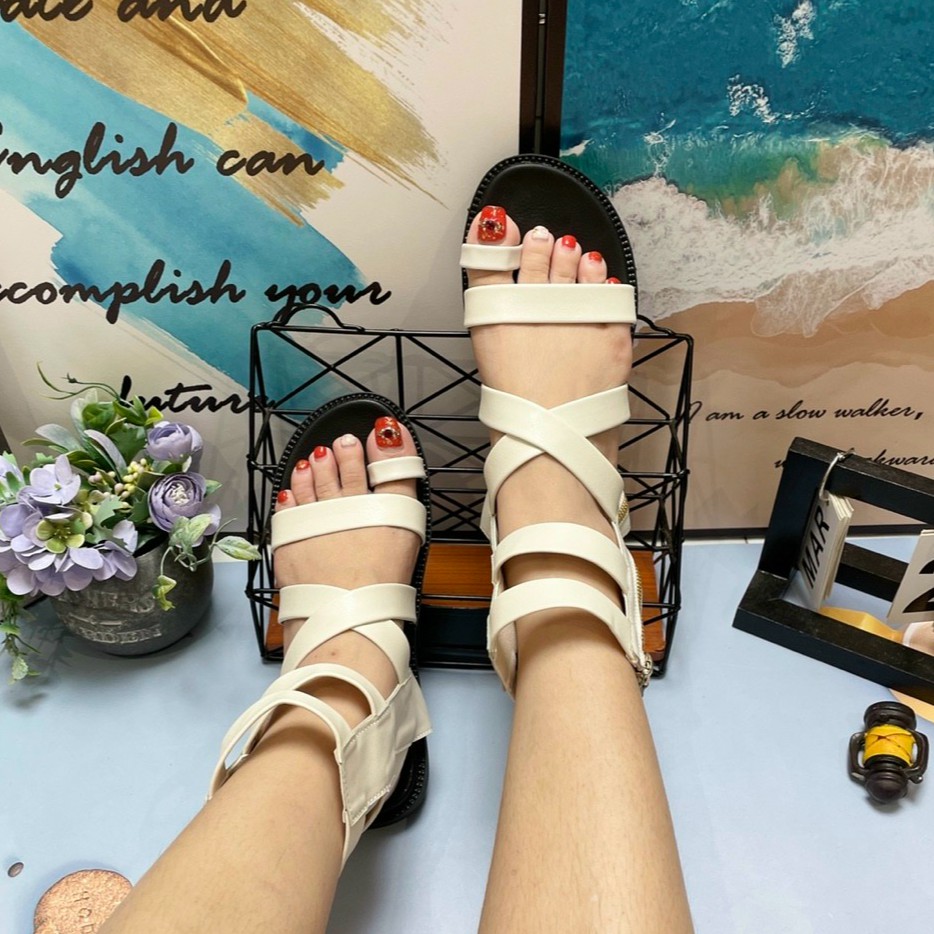 Sandal Chiến Binh 💥 NHIỀU KIỂU💥 Đế Đúc 2p - Dây Kéo Hông [Quảng Châu] A-8 A-6