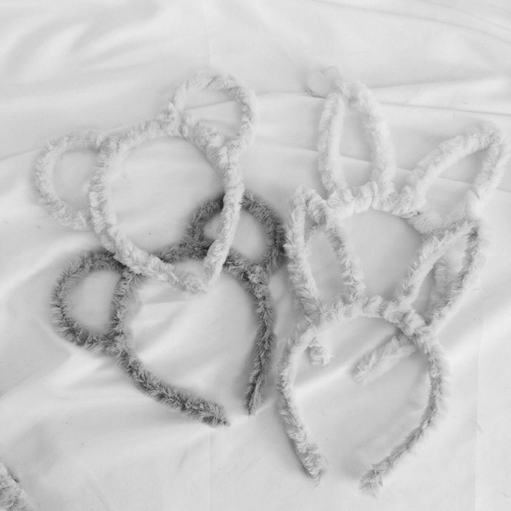 Băng Đô Tai Thỏ Đính Lông Lấp Lánh