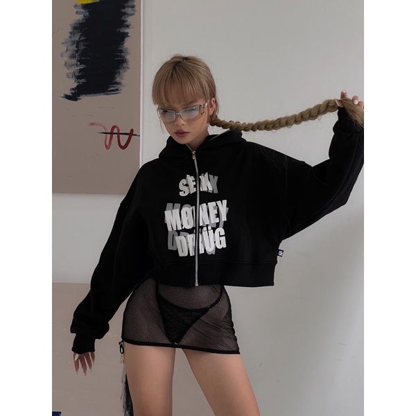 Áo Khoác "SMD" Cropped