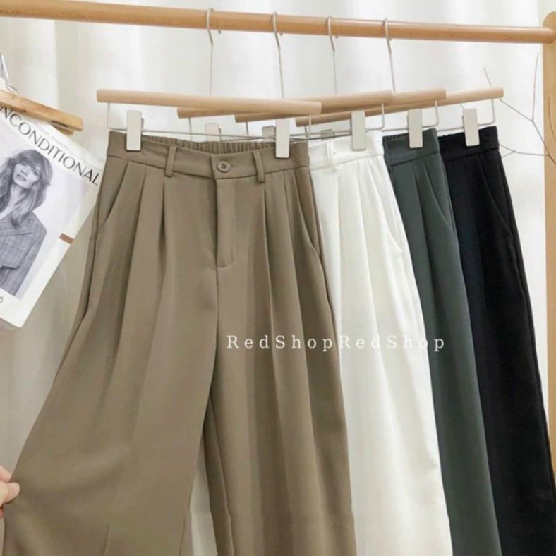 QUẦN ỐNG RỘNG CULOTTES ULZZANG CHẤT VẢI RUBY XUẤT HÀN CAO CẤP MẶC TẠO DÁNG THANH LỊCH CỰC XINH