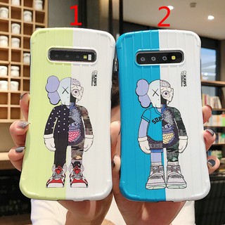 Samsung Galaxy S8 9 10 plus Note 8 9 Cute Cartoon KAWS Ốp lưng điện thoại TPU mềm