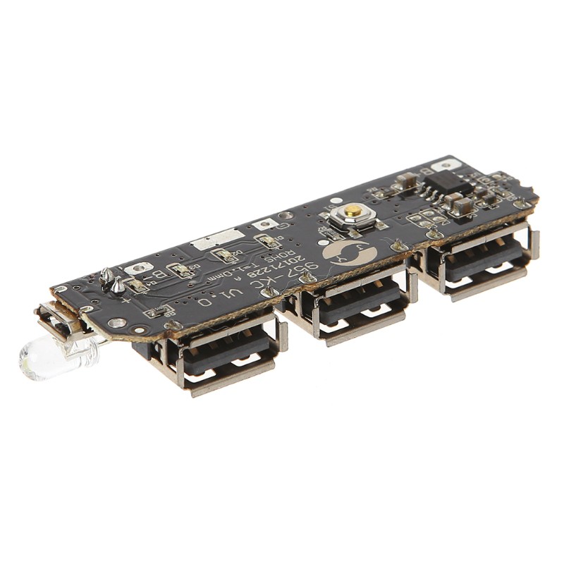 Bảng mạch sạc pin 3 cổng Usb 5v 2.1a