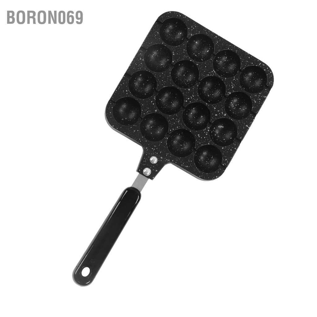 Khuôn Làm Bánh Takoyaki 16 Lỗ Bằng Hợp Kim Nhôm Tiện Dụng Cho Nhà Bếp