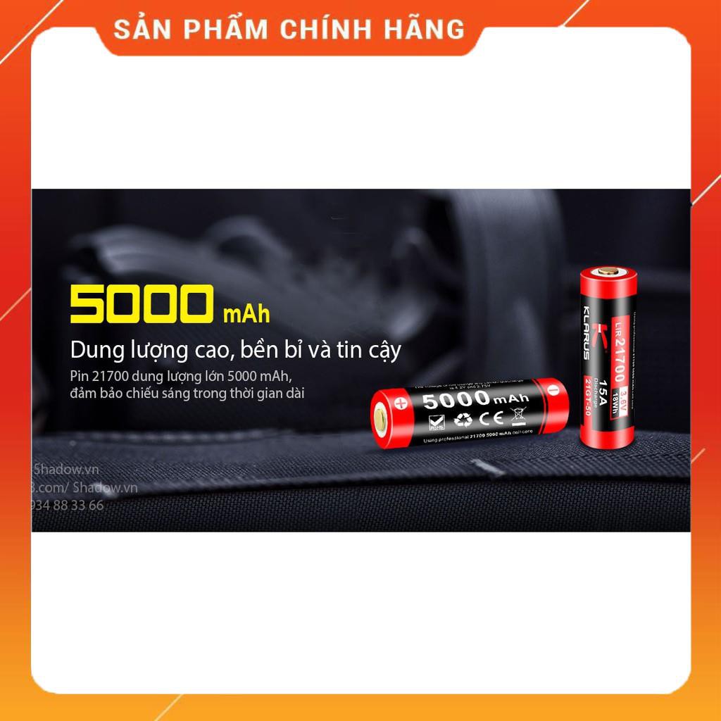 [SÁNG CHÓI LÓA] [HÀNG ĐỘC QUYỀN] Đèn pin và đèn sạc KLARUS XT21X công tắc tác chiến siêu n - Độ sáng 4000 lumen xa 316m