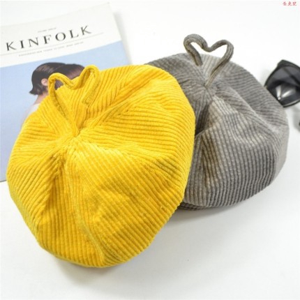 Mũ Beret Nhung Có Ăng Ten Phong Cách Hàn Quốc Cho Nữ