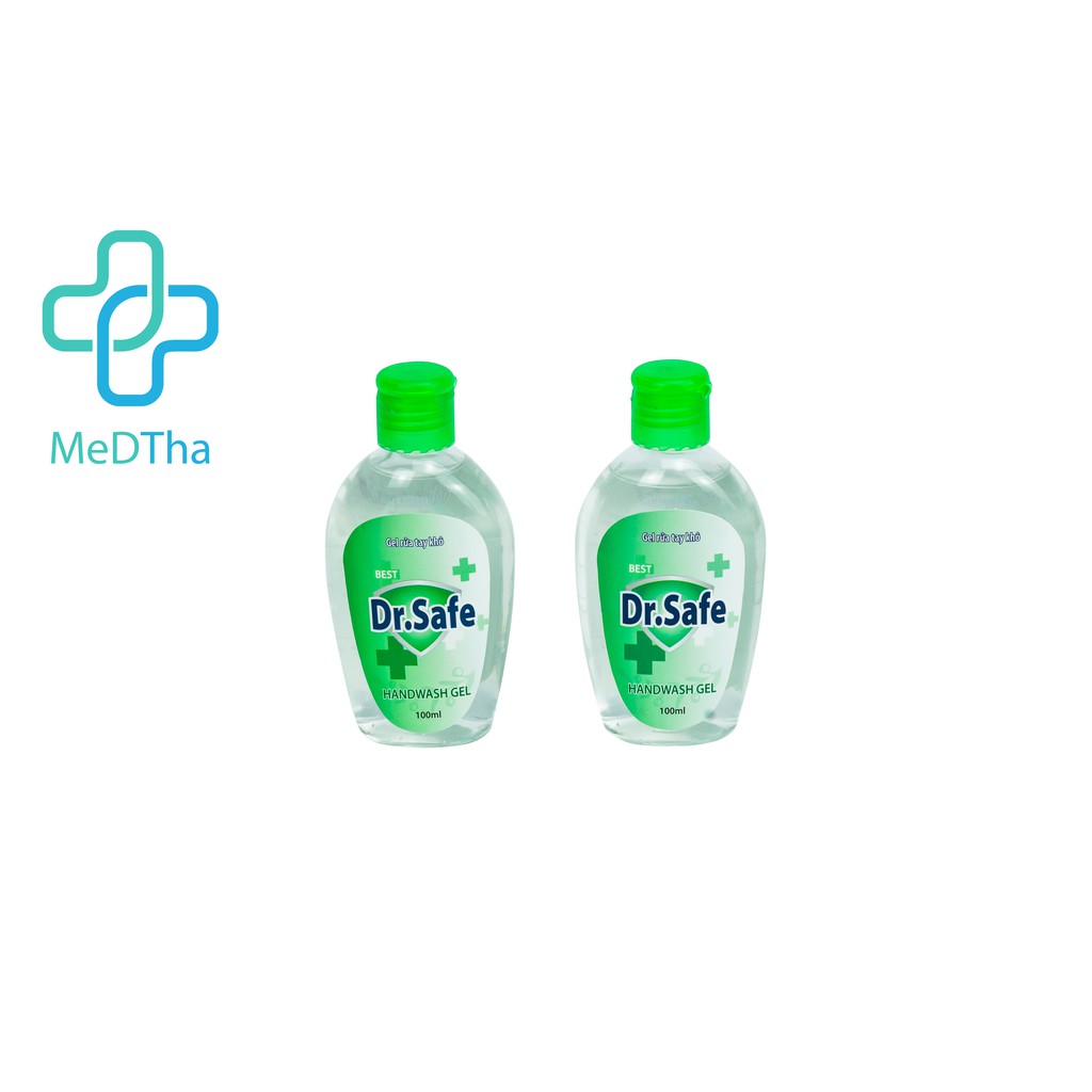 Gel và Dung dịch rửa tay khô sát khuẩn Dr.Safe - Hóa Dược Việt Nam (100ml, 500ml)