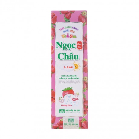 Kem đánh răng dược liệu Ngọc Châu Trẻ Em