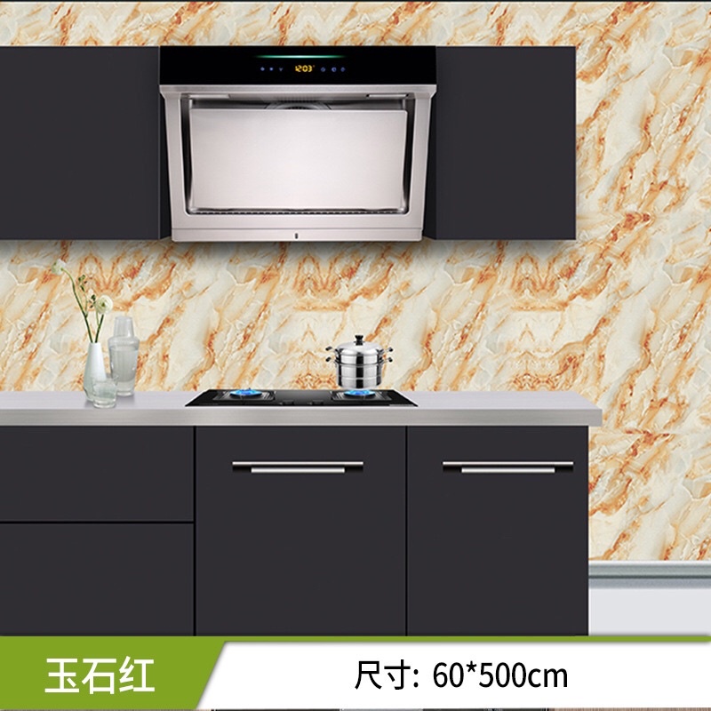 Decal dán bếp tráng nhôm keo sẵn khổ 60cm chống nước chịu nhiệt 1mét dài