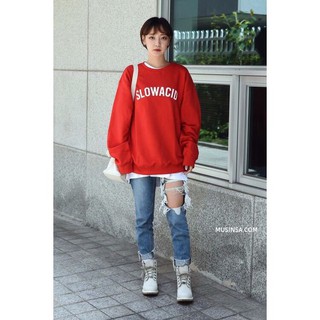 Áo sweater in slowacid hàn quốc_unisex
