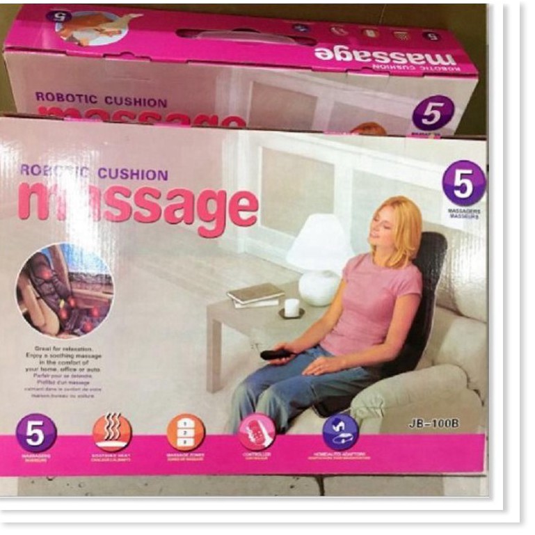 [Nệm] Đệm ghế massage toàn thân ( Dùng được trên ô tô và mọi vị trí ngồi )