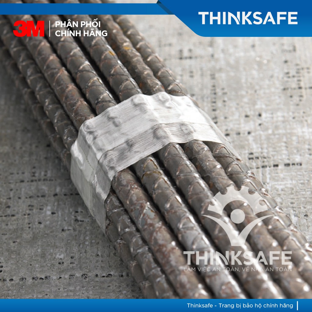 Băng keo sợi thủy tinh 3M Thinksafe, Băng dính một mặt cường lực siêu chắc, keo trong, sợi thuỷ tinh gia cường - 3M 897