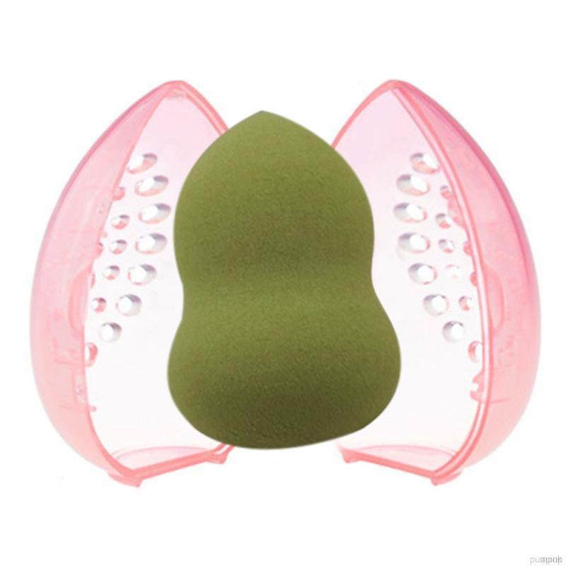 [Hàng mới về] Hộp đựng mút tán trang điểm thiết kế thoáng khí chống ẩm tiện dụng