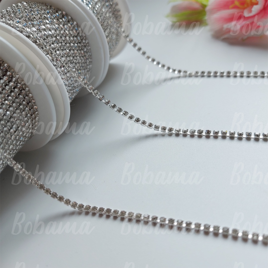 Rhinestone Dây hạt xoàn đính đá trang trí handmade