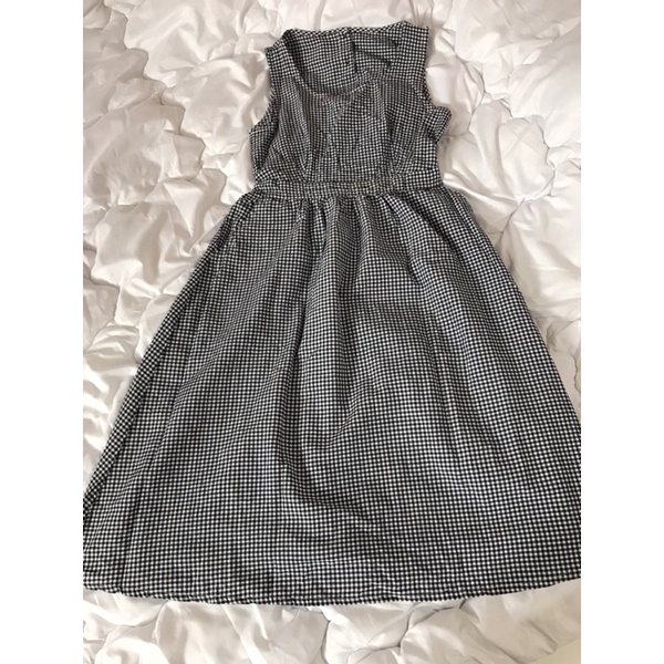 PASS VÁY KẺ CARO DÁNG DÀI CẮT EO