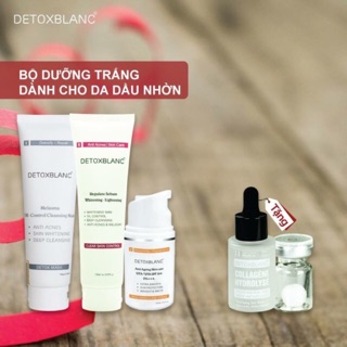 BỘ SIÊU TRẮNG FACE CAO CẤP DETOX BLANC