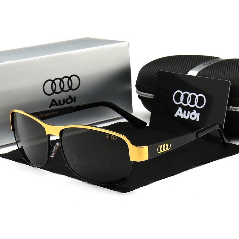 Kính mát Kính râm phân cực thời trang nam chất liệu hợp kim và palaroid Chống Tia UV400 cao cấp Audi- bảo hành 12 tháng