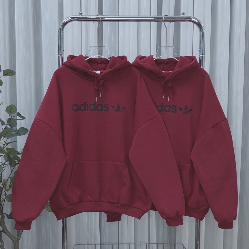Áo hoodie nỉ bông QC adi 7 màu M536