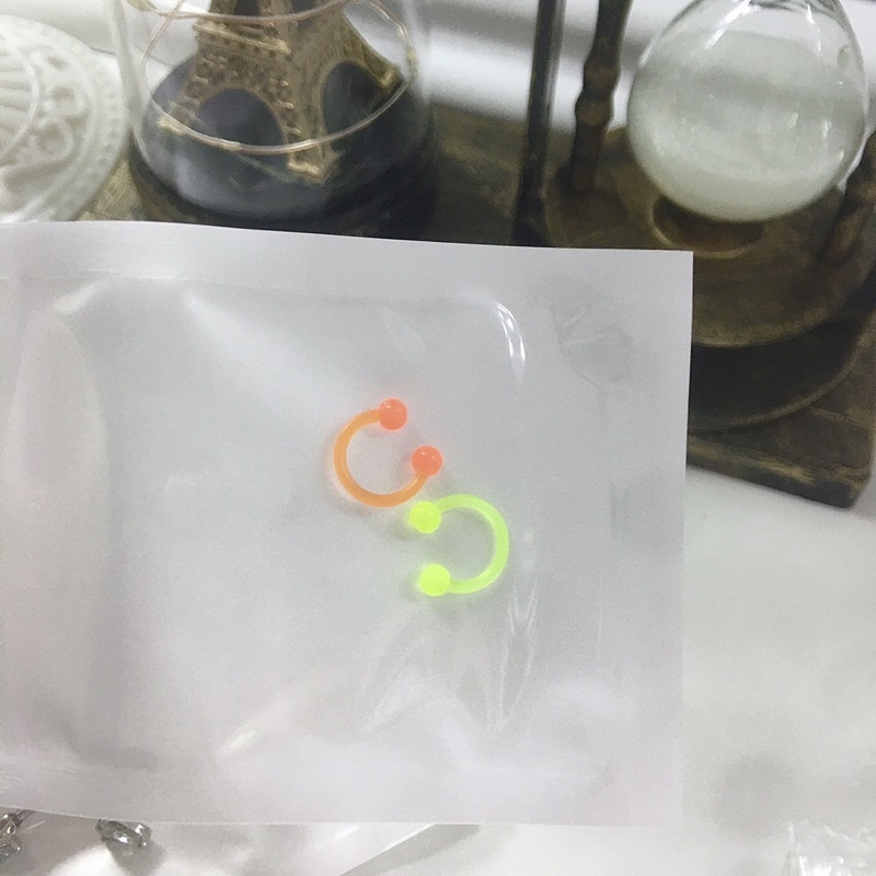 Khuyên tai / Khuyên septum - Khuyên chữ U  nhiều màu - Khuyên Nhựa Sinh Học