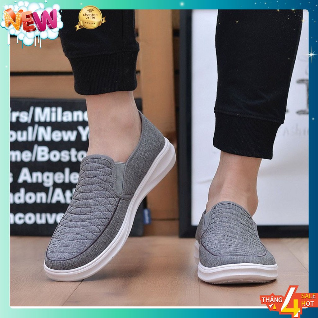 Giày Sneaker Thể Thao Đế Êm Chất Vải Jeans [ TN84- Xám, TN85- Xanh Navy ]
