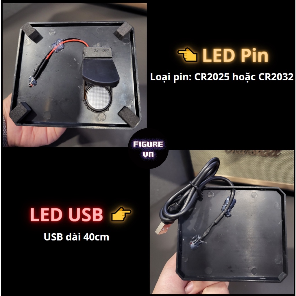 Mô hình Luffy 18 cm có LED - CÓ HỘP MÀU