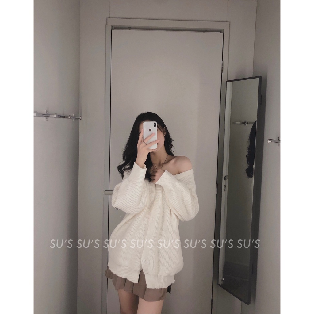 Áo len cổ tim cúc dọc form rộng A2062 SUSTORE | BigBuy360 - bigbuy360.vn