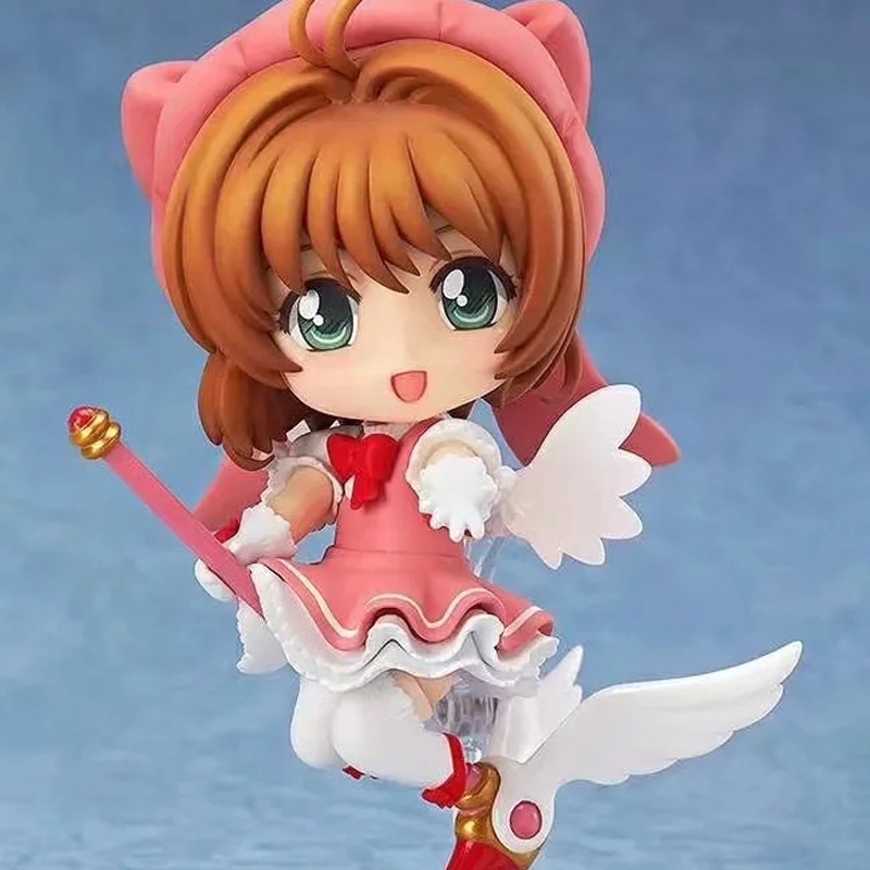 Nendoroid Sakura chan #Set 400 Mô Hình Nhân Vật anime Thủ Lĩnh Thẻ Bài