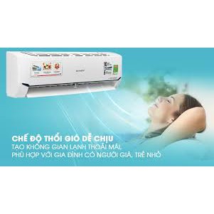 CHÍNH HÃNG- Máy lạnh Sharp Inverter 1 HP AH-X9XEW Mẫu 2020 ( Ưu đãi hấp dẫn)