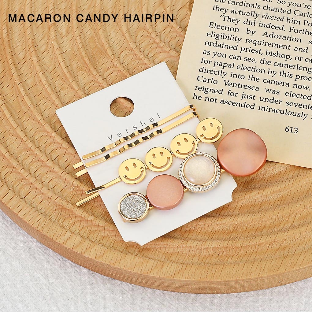 Set 3 Kẹp Tóc Acrylic Thời Trang Cho Nữ