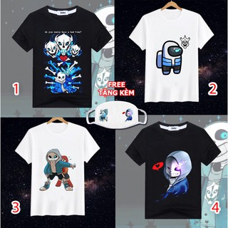 Top 4 mẫu áo thun in hình Bé Sans - Undertale tặng kèm quà cực HOT