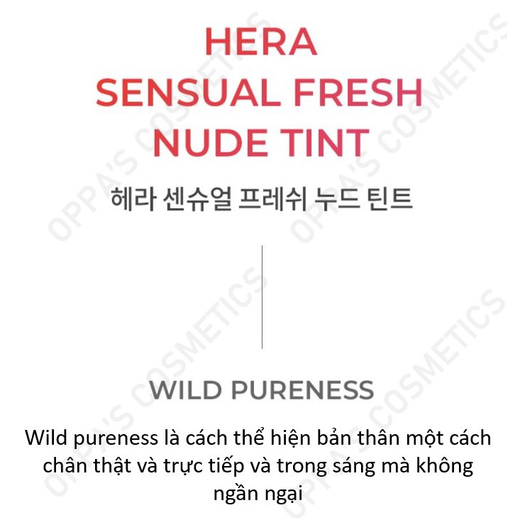 (Hàng Mới Về) SON HERA SENSUAL FRESH NUDE TINT 7ml