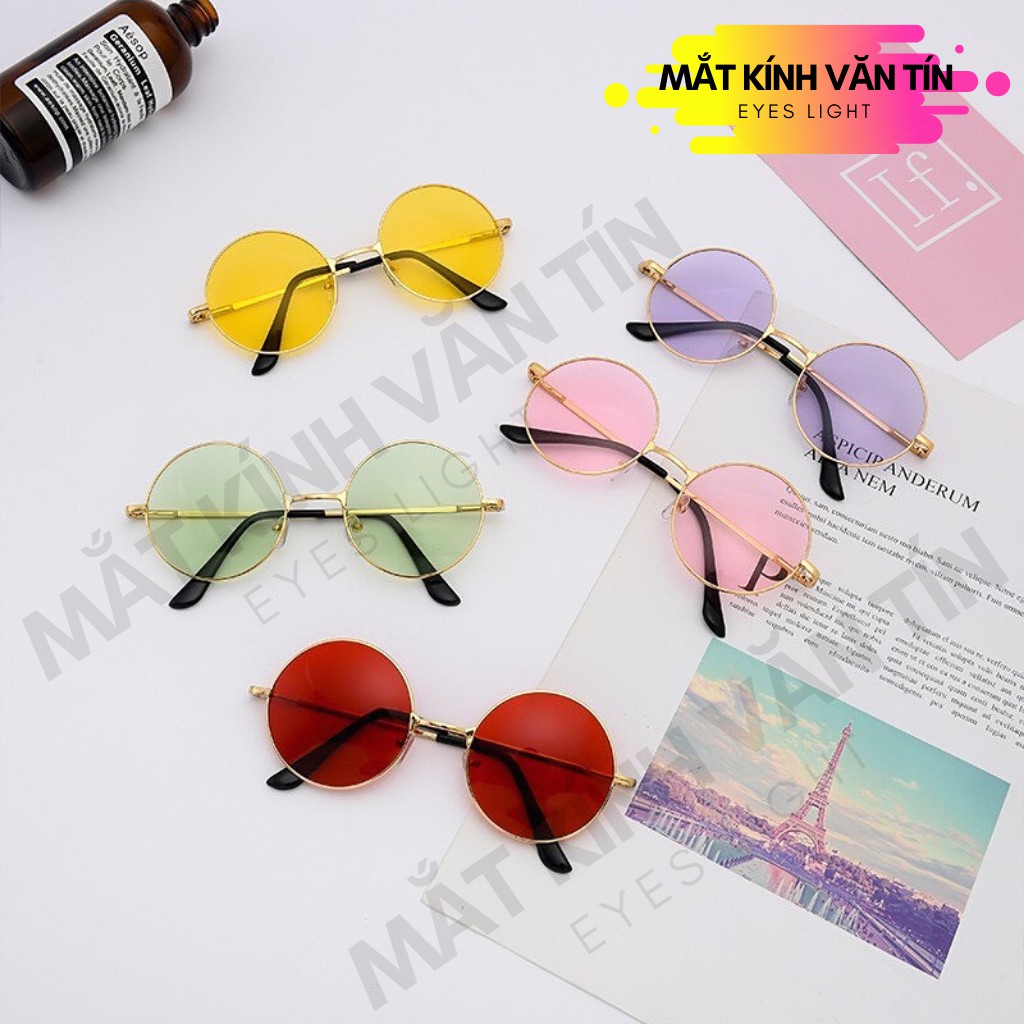 Kính mắt thời trang Eyes Light T223 nữ gọng kính kim loại pha nhựa nhiều màu