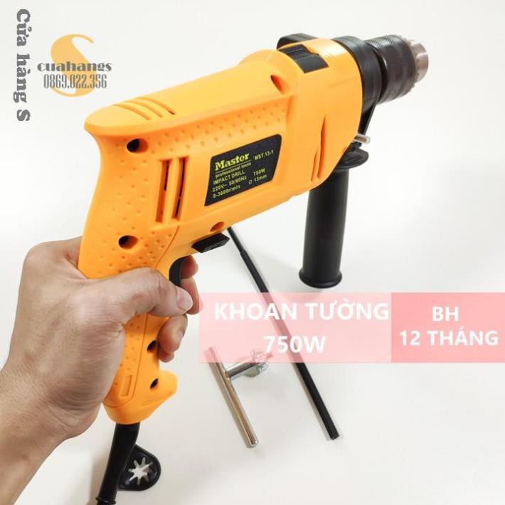 Máy khoan Master 1301 750W - BH 12 tháng