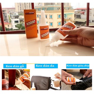 Keo x2000 siêu dính keo dán đa năng Thái Lan chính hãng dán gỗ, dán giày dép, dán thủy tính, dán nhựa, dán gốm sứ