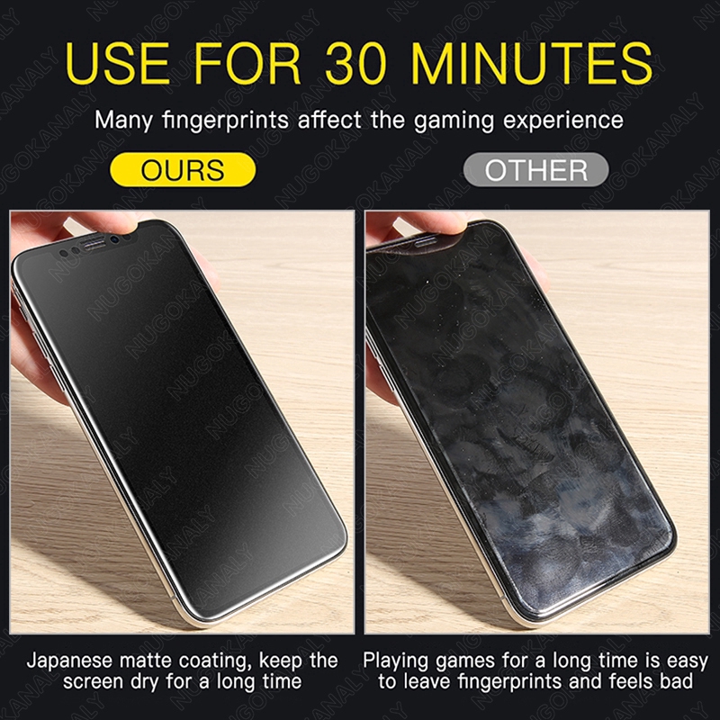 AG Kính cường lực nhám full màn chống vân tay Cho Xiaomi Mi 11 Lite 5G NE 11i 11T 10T 9T Poco X3 F4 GT X4 X3 M4 M3 Pro X3 NFC F3 Redmi Note 11 11s 10 10s 9 9s 8 7 Pro Redmi 10A 10C 9A 9C 8A