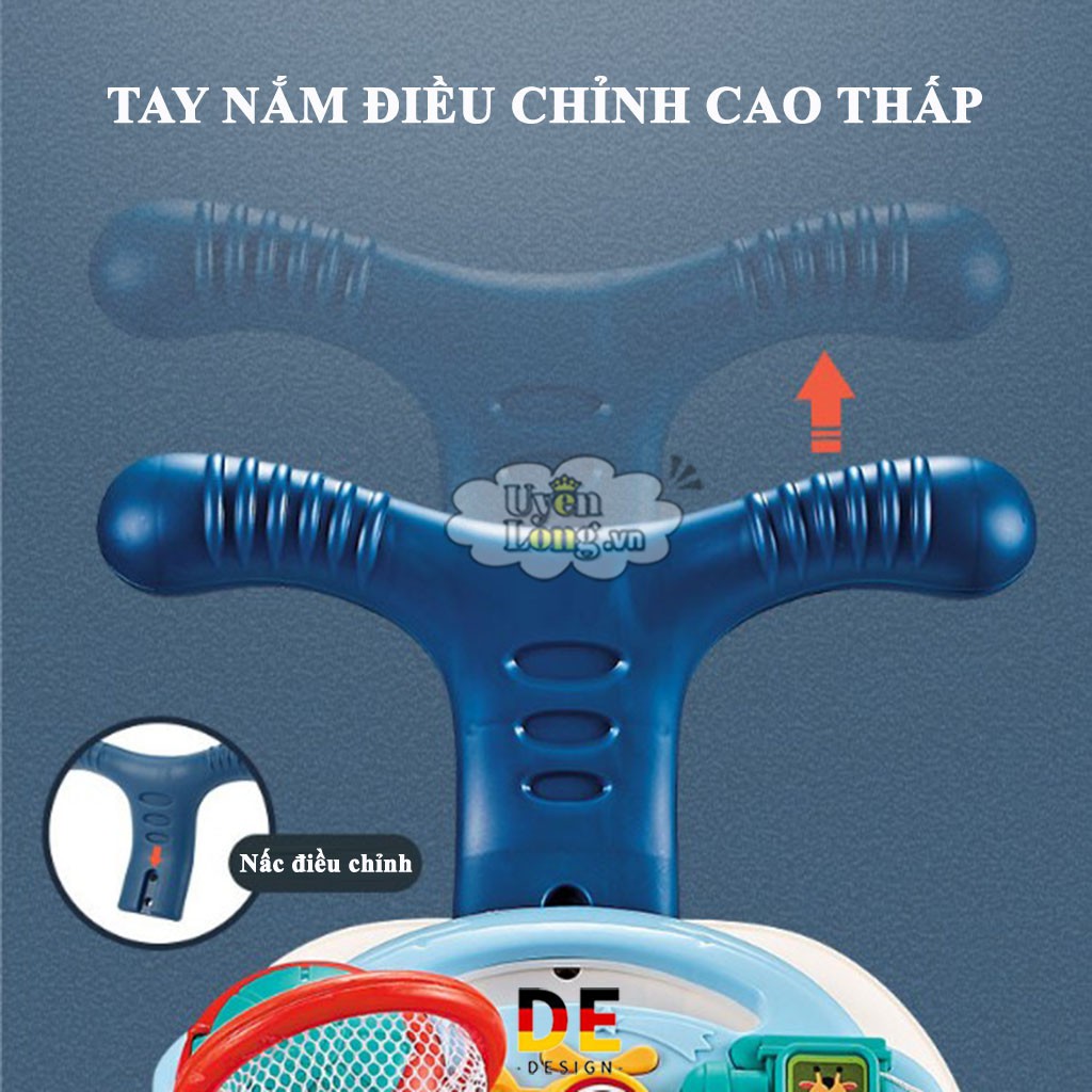 Xe Tập Đi Đa Năng Mẫu Mới 2021, Nhạc Tiếng Anh, Bao Bì Tiếng Anh Siêu Đẹp, Điều Chỉnh Độ Cao và Tốc Độ (Lỗi 1 đổi 1)