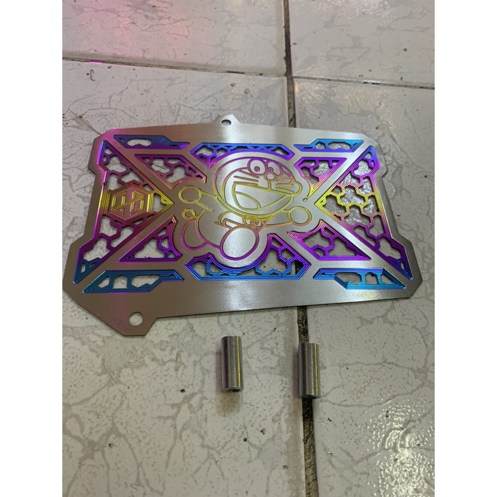 Che két nước xe exciter 150 titanium  hình doremon