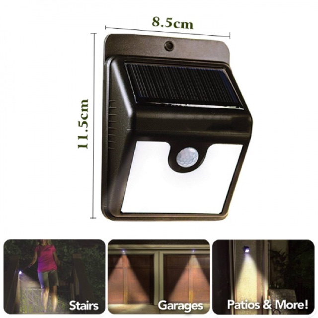 Đèn cảm biến năng lượng mặt trời | BigBuy360 - bigbuy360.vn