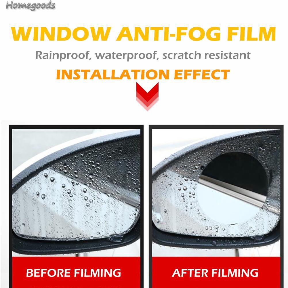 Set 4 Miếng Dán Kính Chiếu Hậu Cho Xe Ô Tô