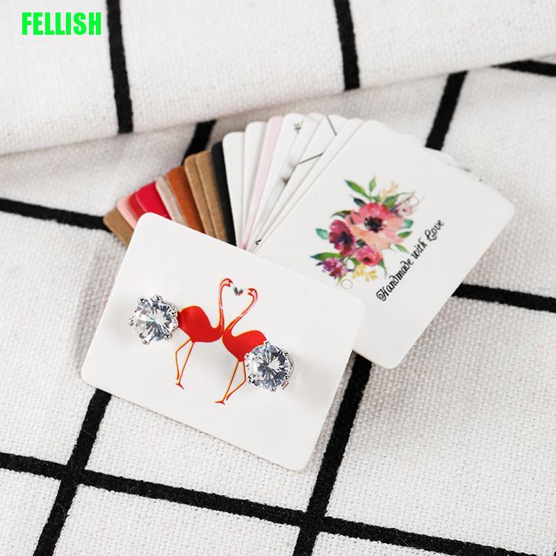 Set 100 Thẻ Treo Trưng Bày Bông Tai Tiện Dụng