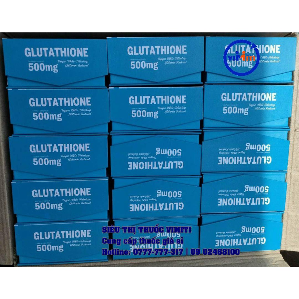 Viên uống trăng da Glutathione 520mg, giúp làm chậm qui trình lão hóa da