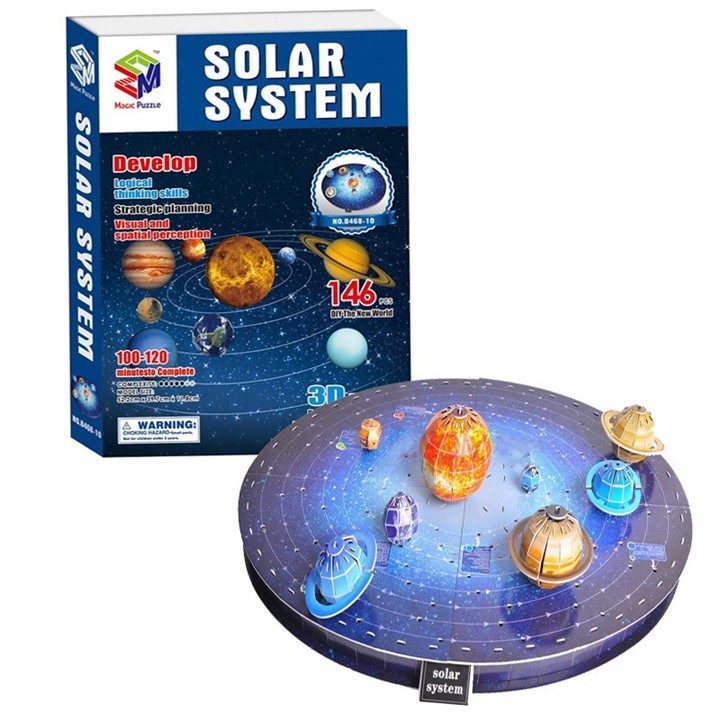 Bộ lắp ráp mô hình Hệ mặt trời 3D - Solar System cho bé khám phá vũ trụ