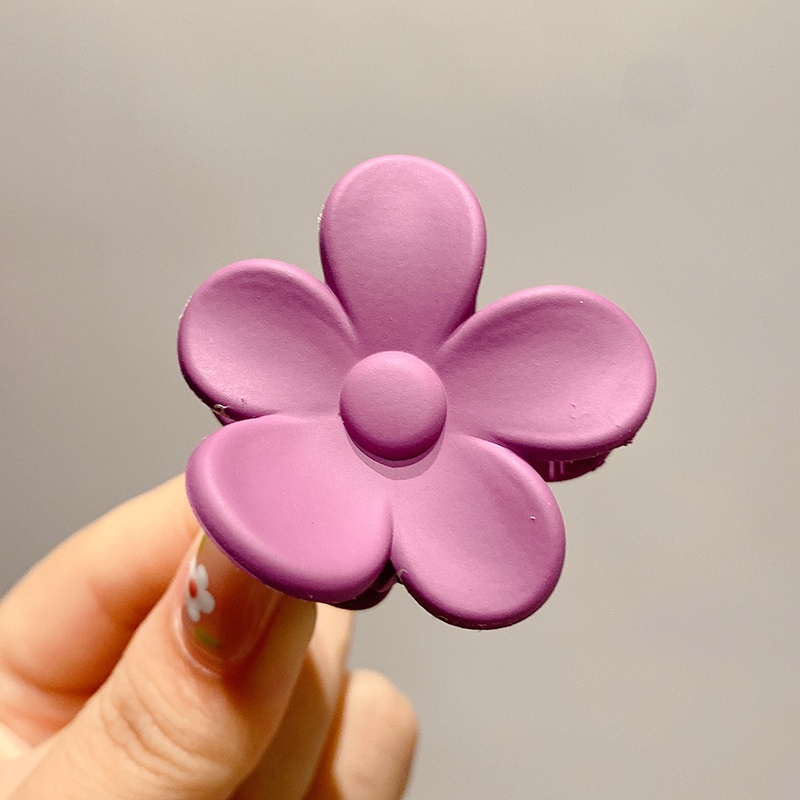 Kẹp Tóc Hình Hoa Bằng Acrylic Dễ Thương Phong Cách Hàn Quốc