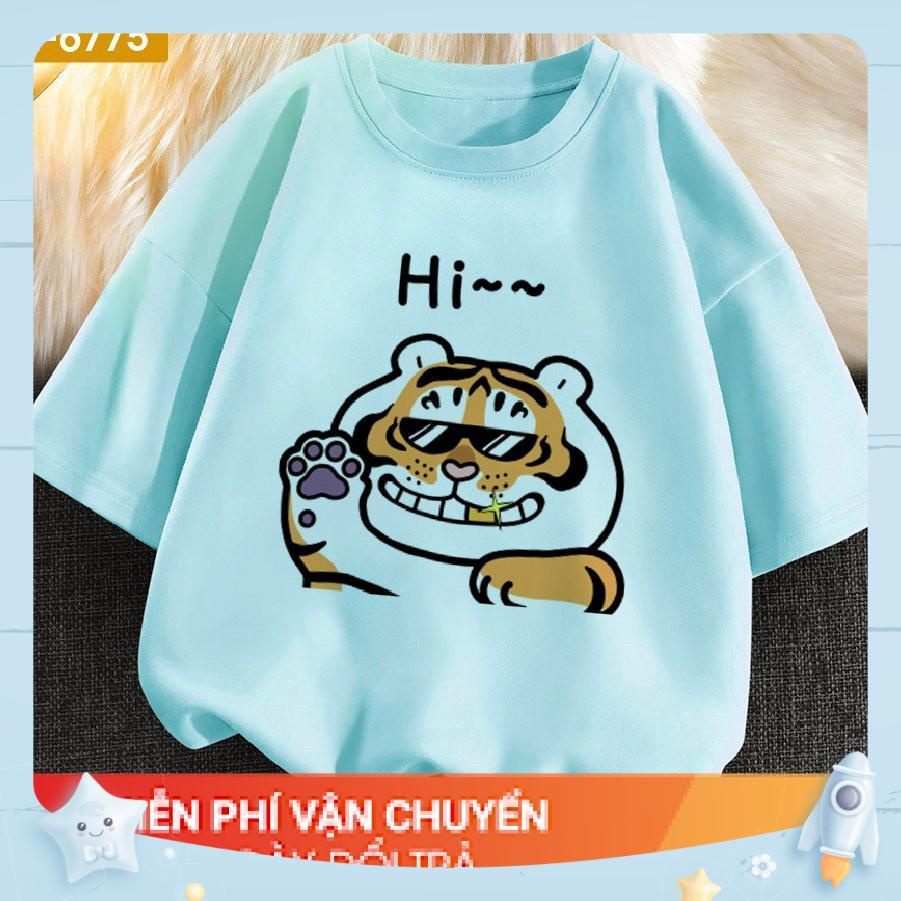 Áo Thun Form Rộng Hình Cọp Béo Tết 2022 Cực Vui Nhộn 314onthetrending