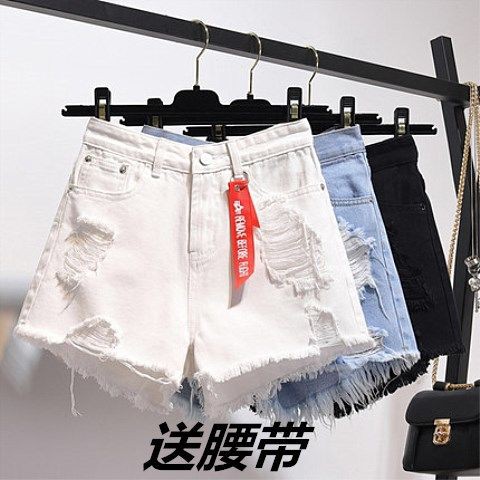 Quần Short Nữ Jeans Denim Lưng Cao Thời Trang Hàn | BigBuy360 - bigbuy360.vn