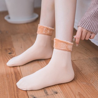 Tất nữ lót lông dày dặn siêu ấm
